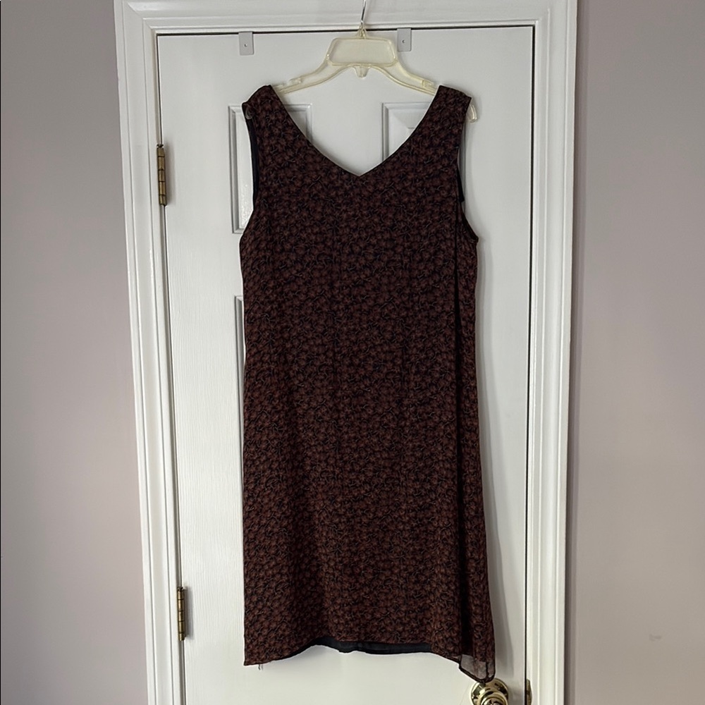 Robbie Bee Black Silk mini dress